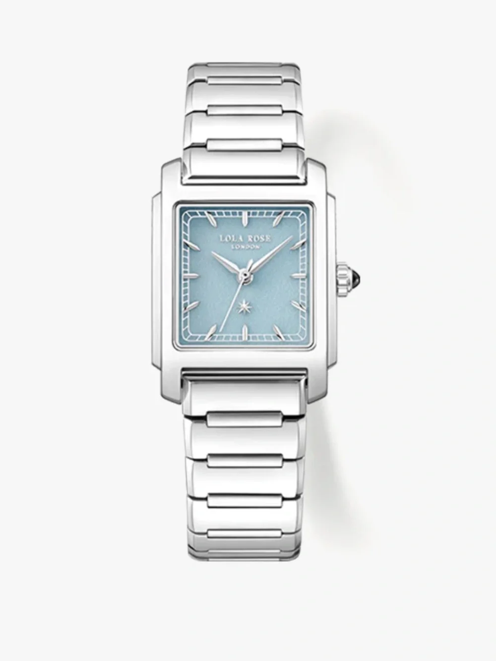 Lola Rose Urban Blue Square Quartzite Jade Watch - Picture 1 of 6
